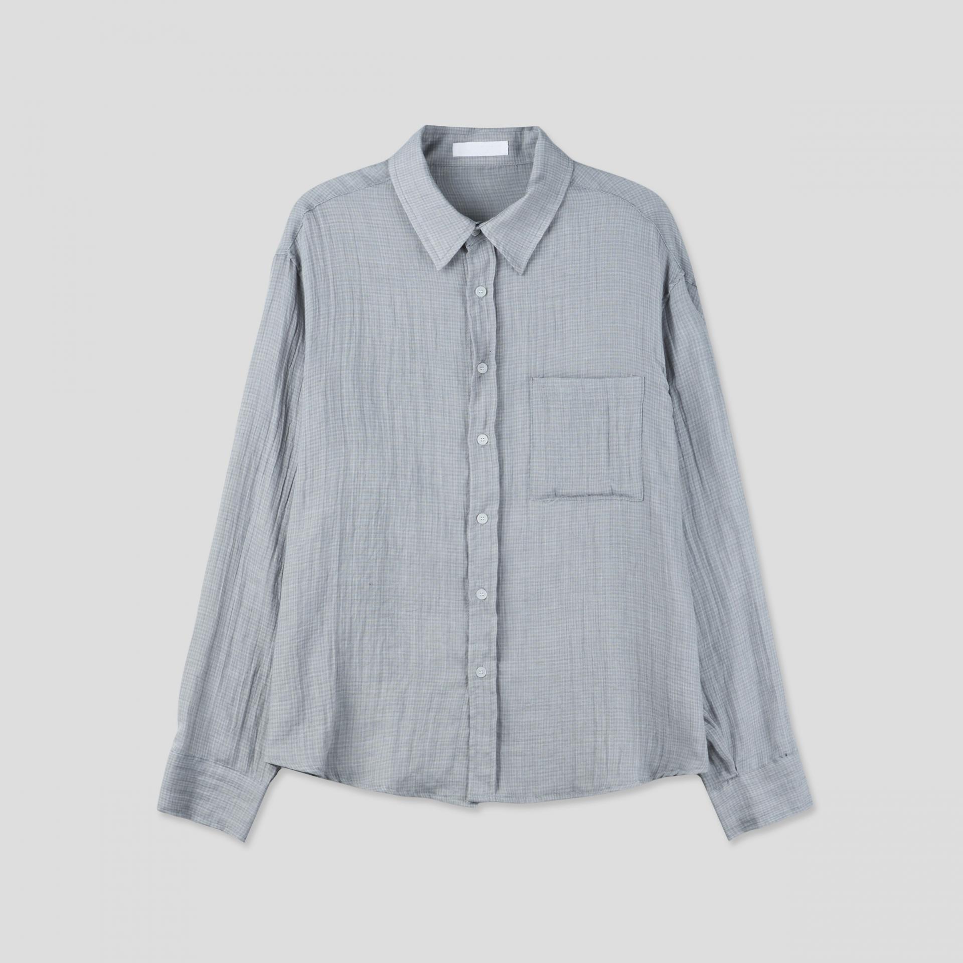 pastel check shirt