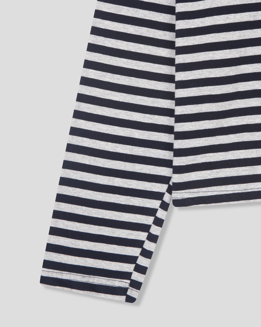 reed cropped striped hoodie
