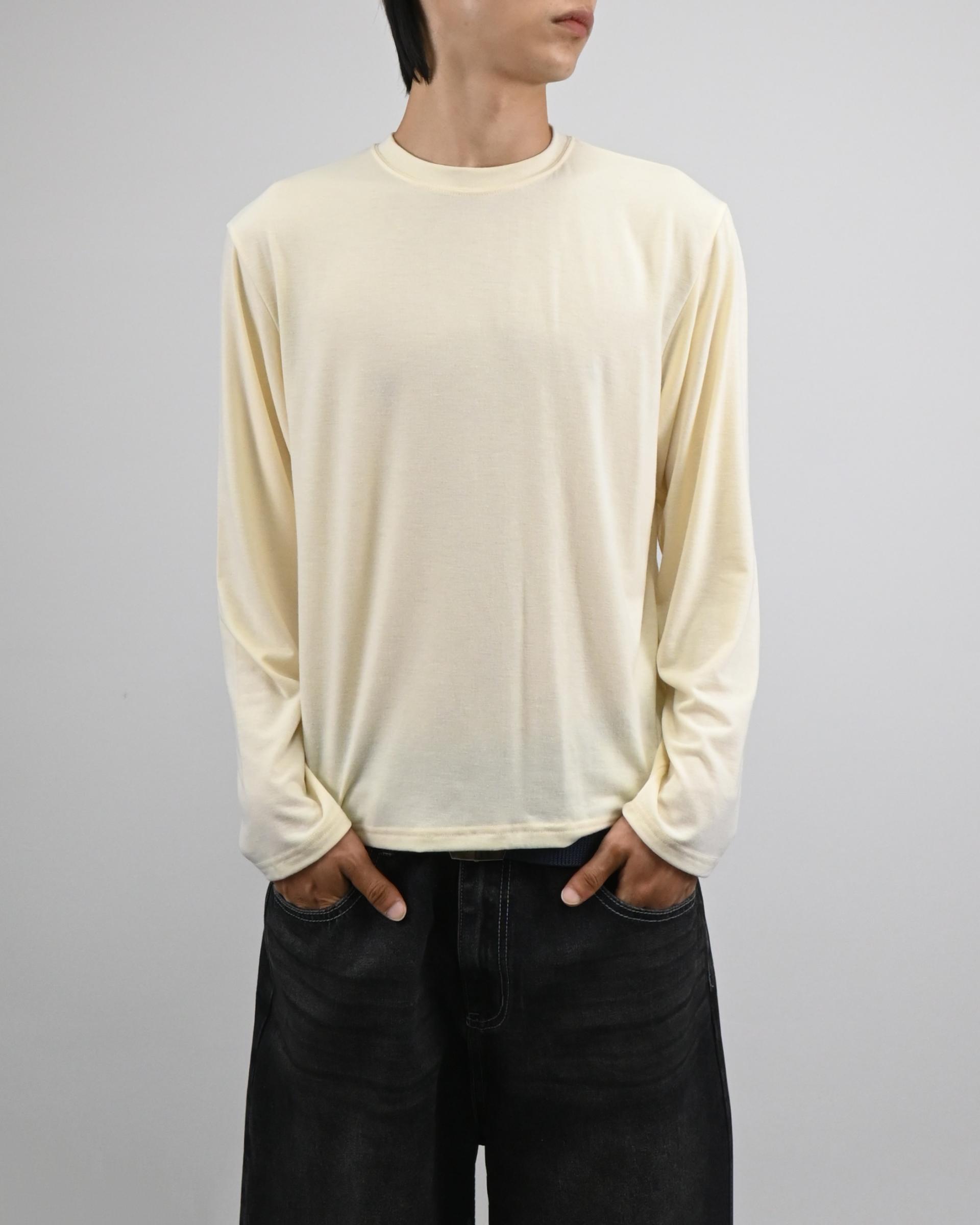 slub henley neck long sleeve 복제