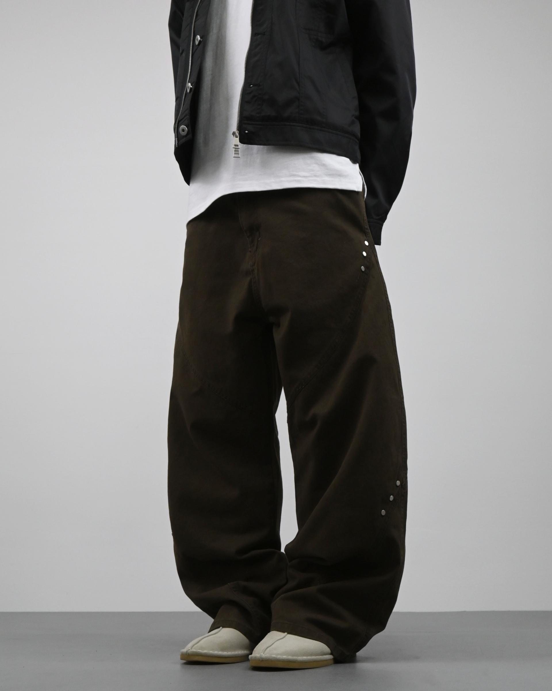 bio cotton rivet pants