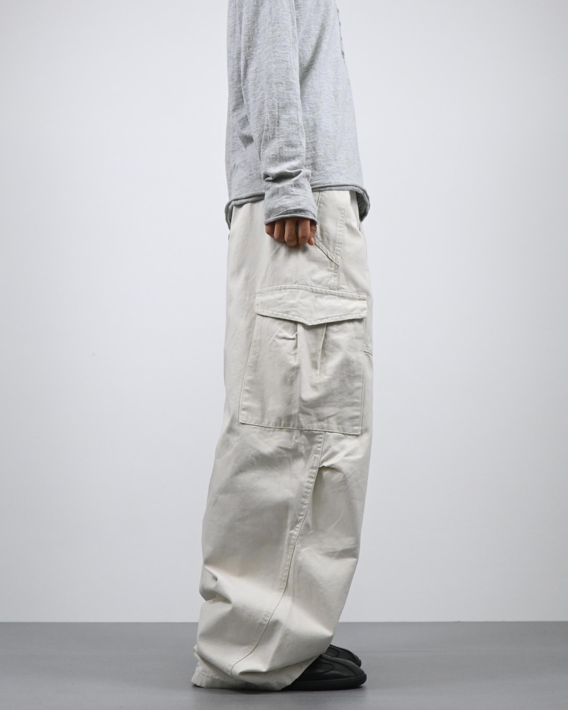 neon invision curved cotton pants