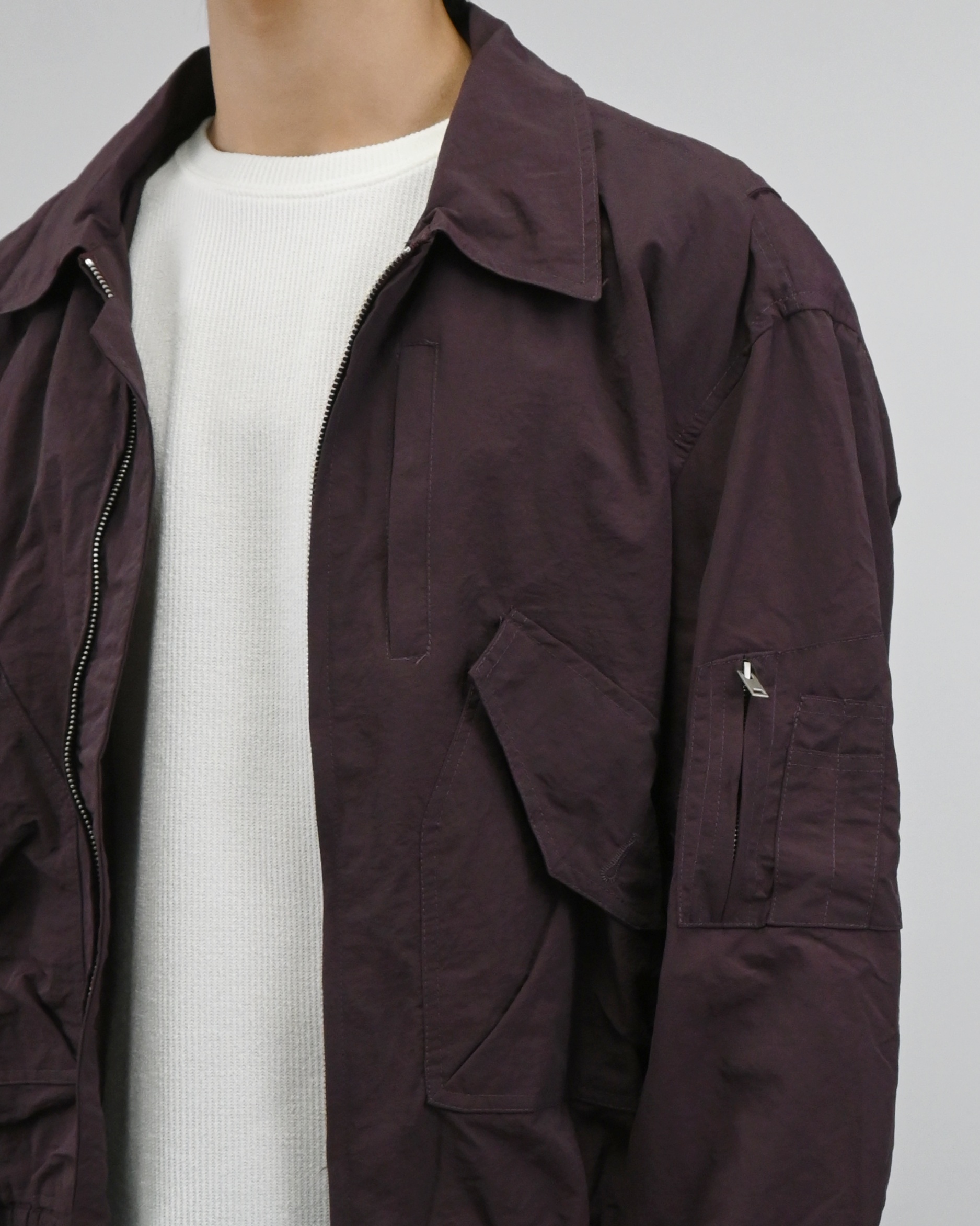 ma-1 collar jacket