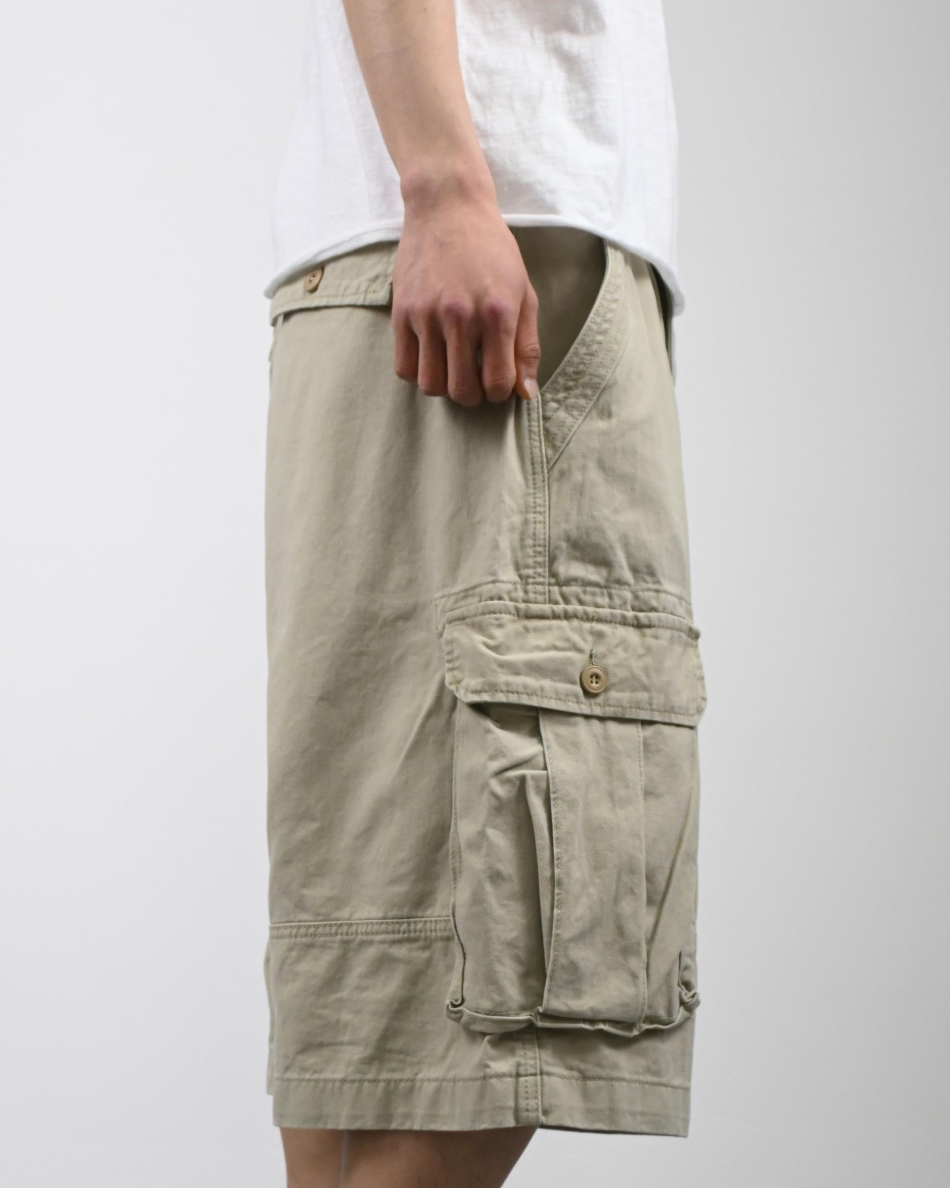 bio cotton bermuda cargo pants