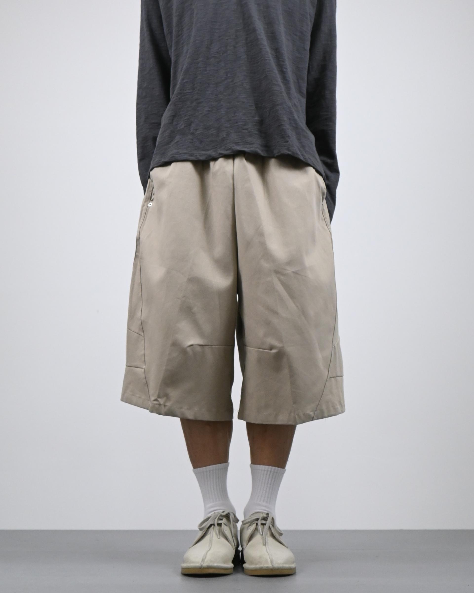 archive curved bermuda cotton pants
