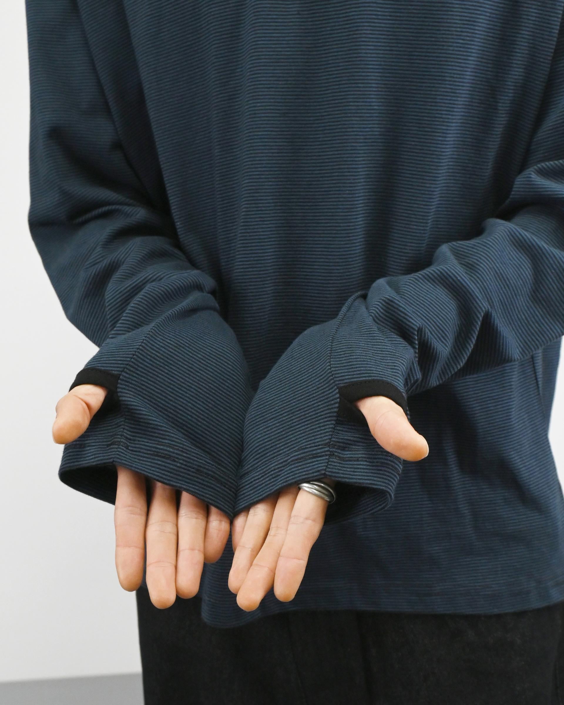 calm stripe warmer long sleeve