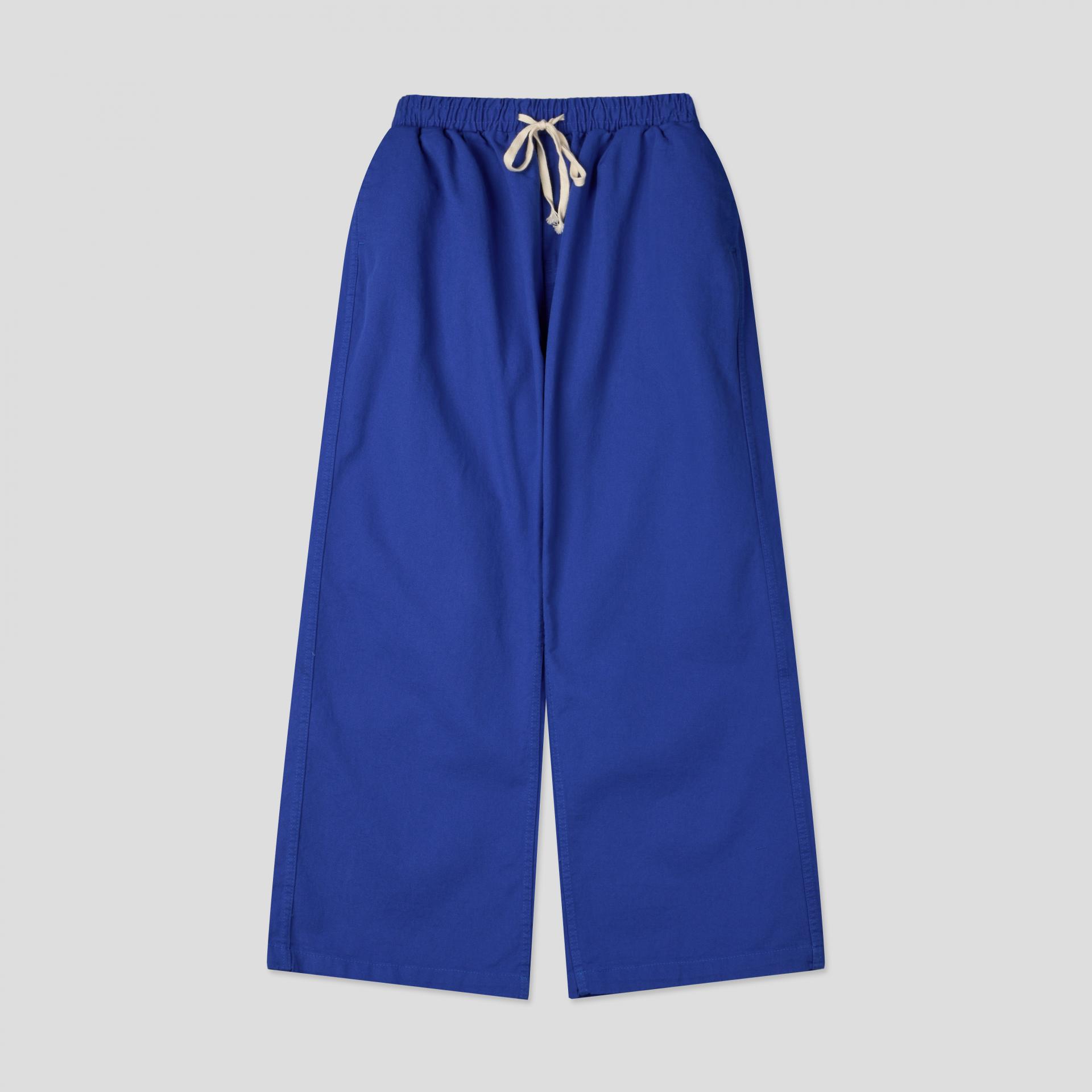 one tuck banding cotton pants