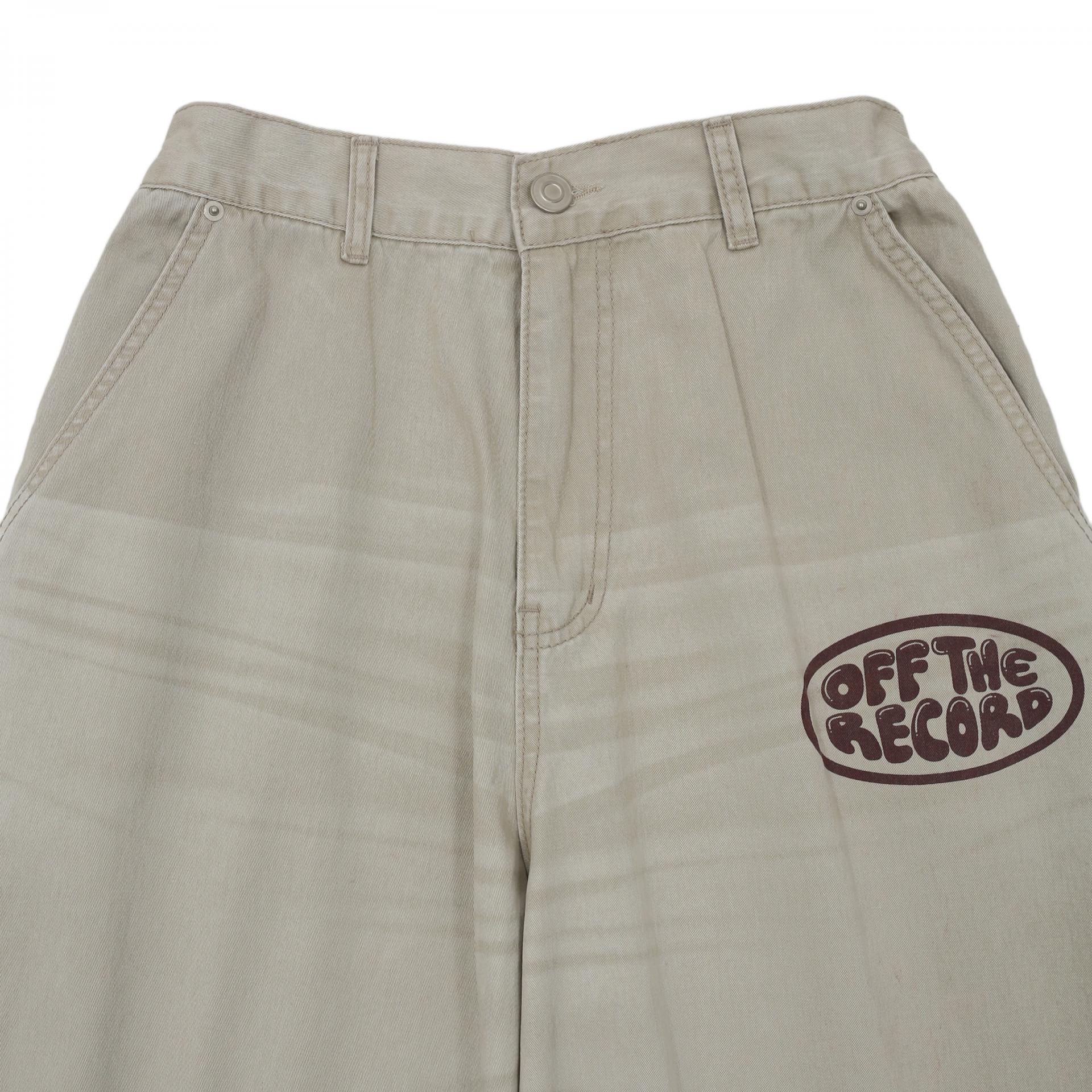 printed pigment balloon cotton pants
