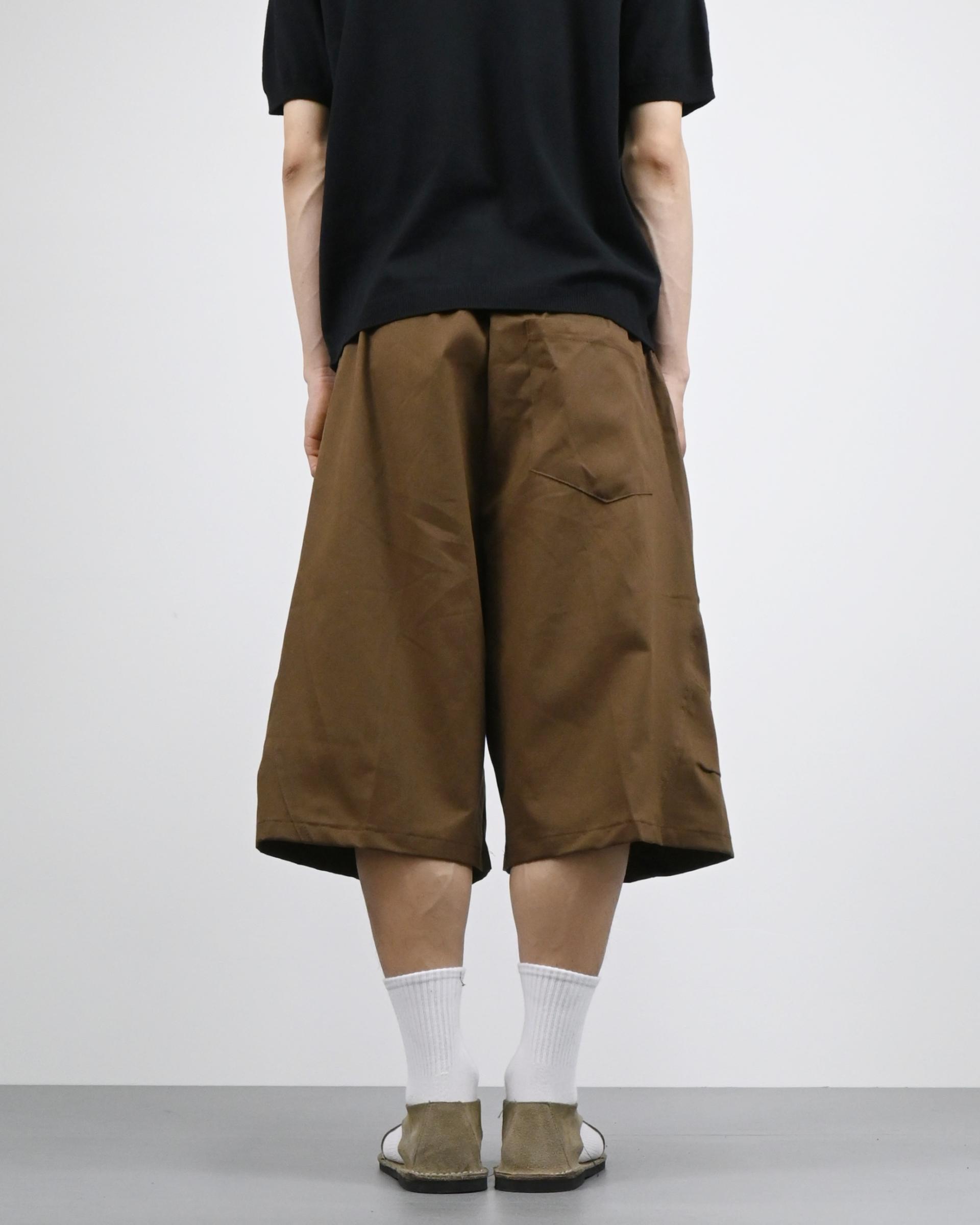 archive curved bermuda cotton pants