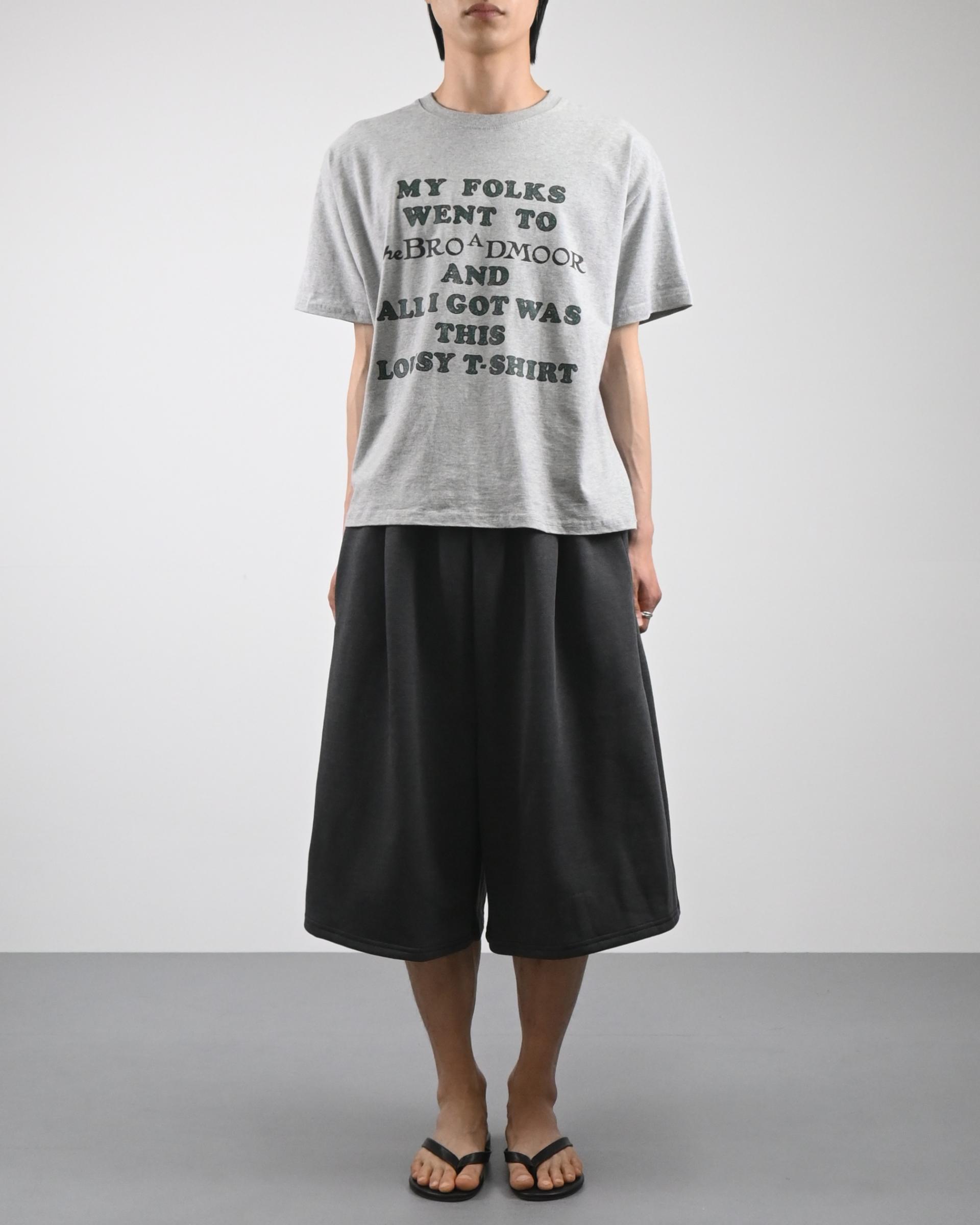 luge lettering half t-shirt