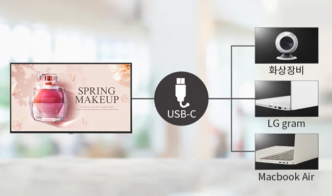 USB-C 타입 포트 지원1