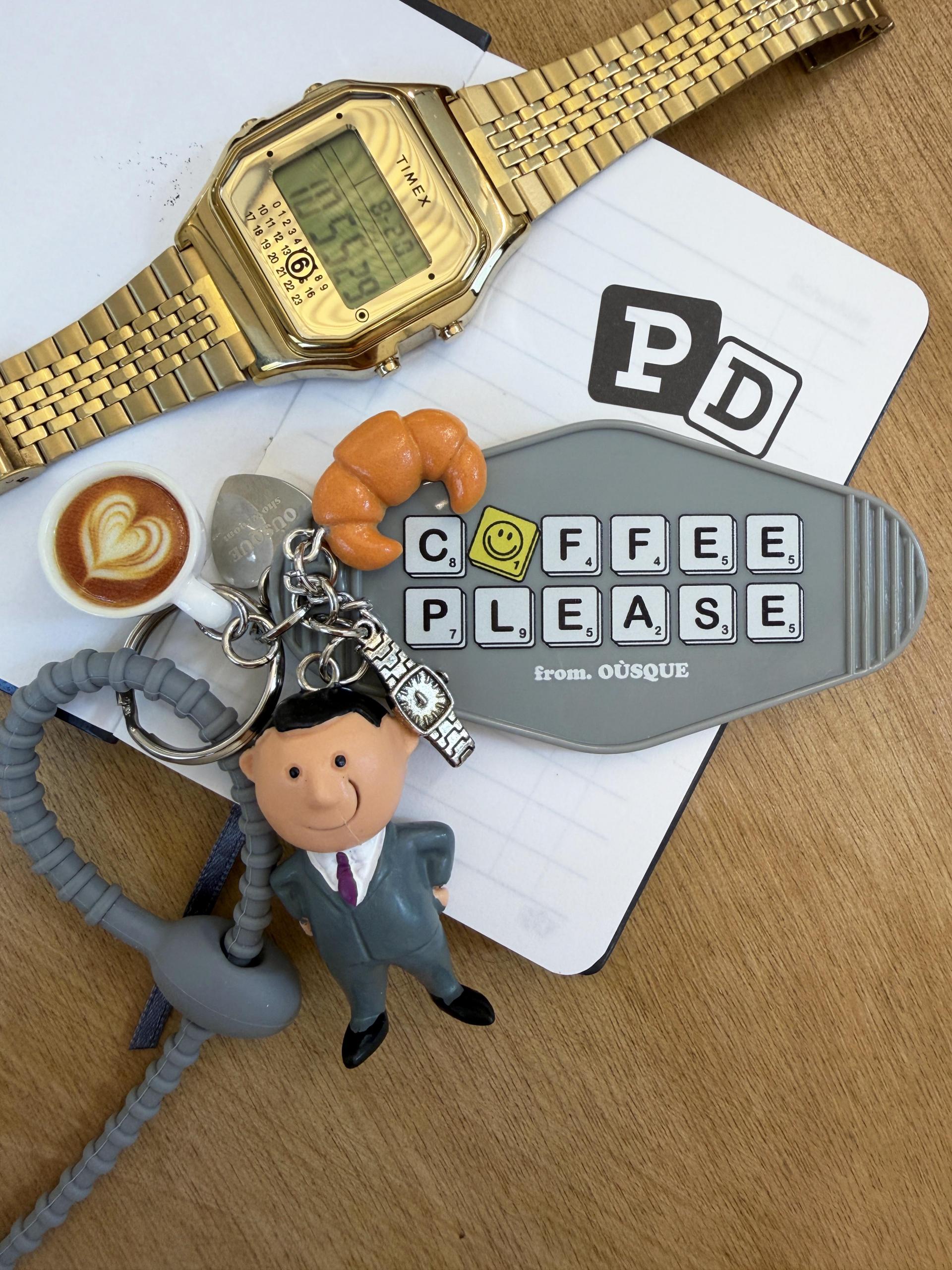 [ONLY OÙSQUE] HOTEL KEY CHAIN COFFEE COLLECTION 1