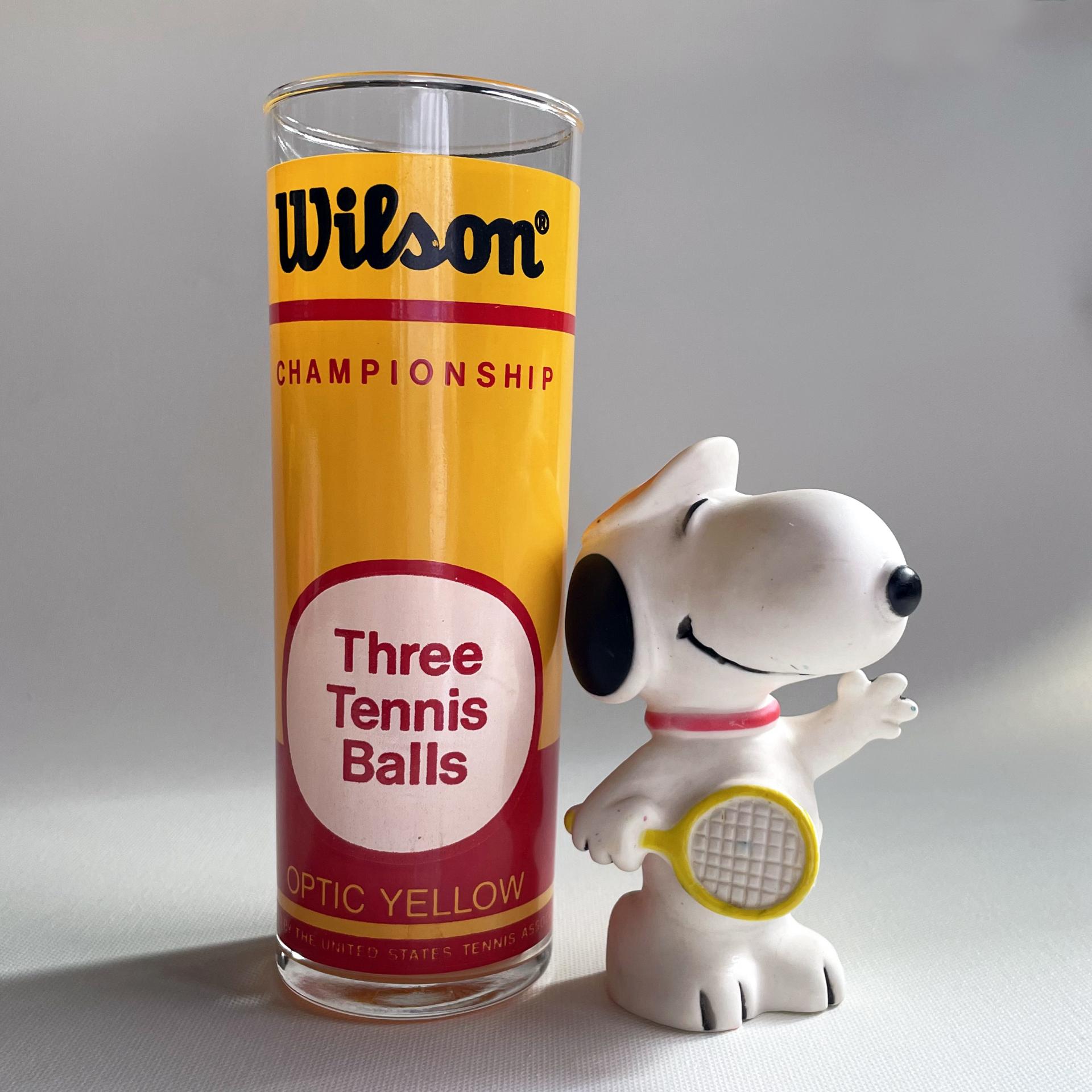 [VINTAGE] WILSON TENNIS GLASS VASE