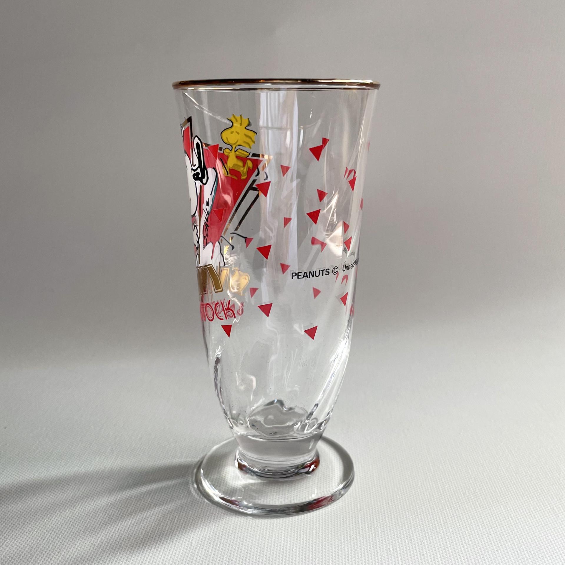 [VINTAGE] SNOOPY&WOODSTOCK GLASS