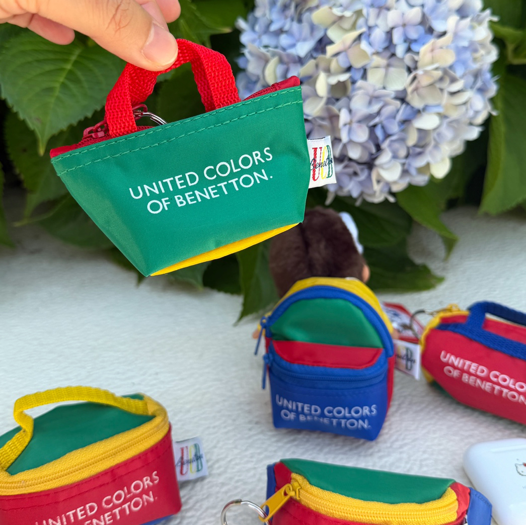 [VINTAGE] BENETTON MINI BAG KEY CHAIN