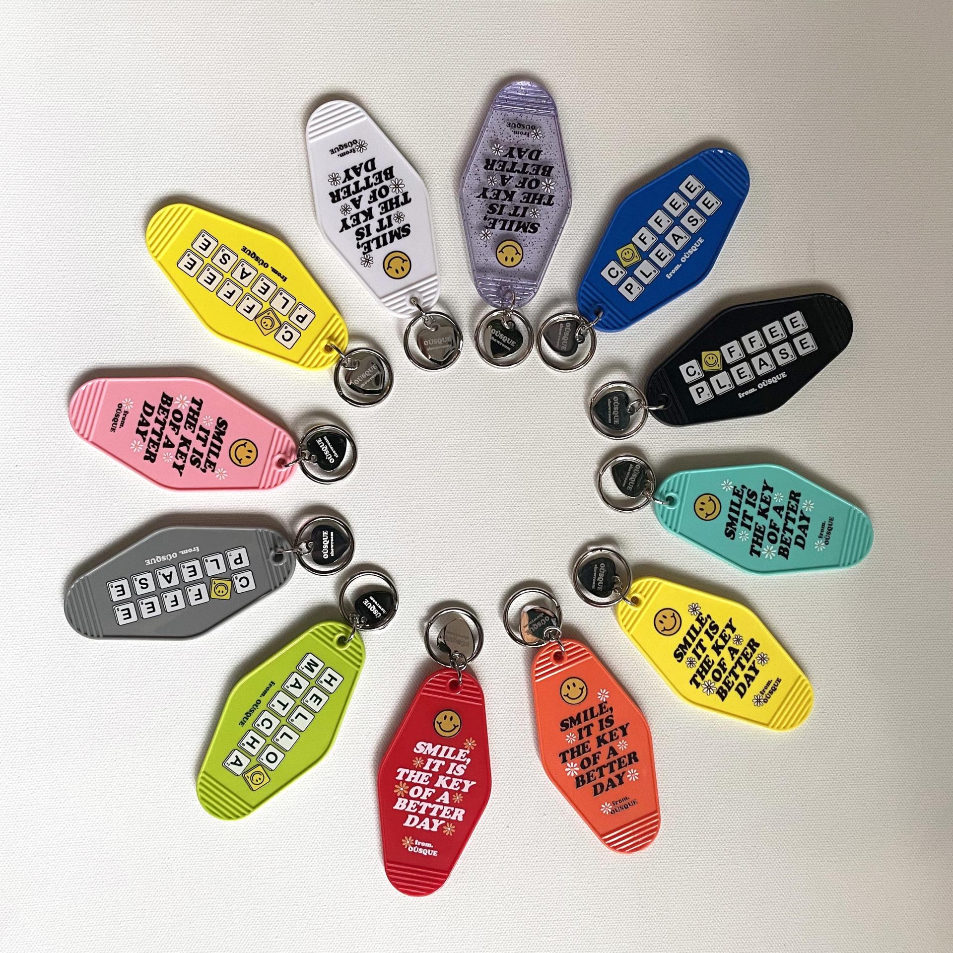 [ONLY OÙSQUE] HOTEL KEY CHAIN COFFEE BASIC COLLECTION
