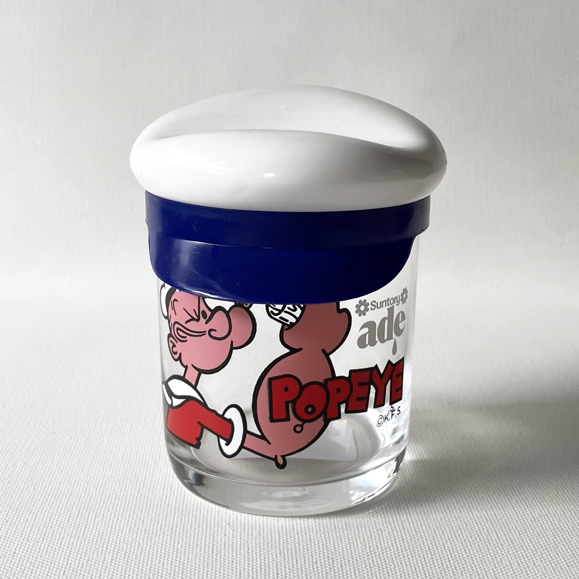 [VINTAGE] POPEYE CUP & LID SET