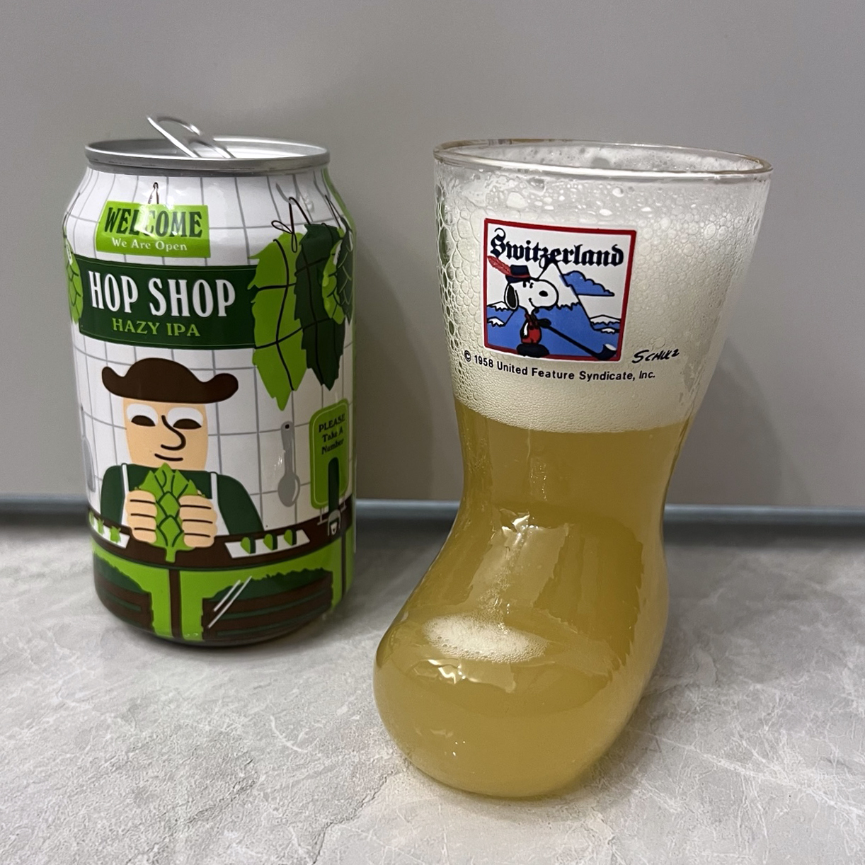 [VINTAGE] SNOOPY BOOTS GLASS
