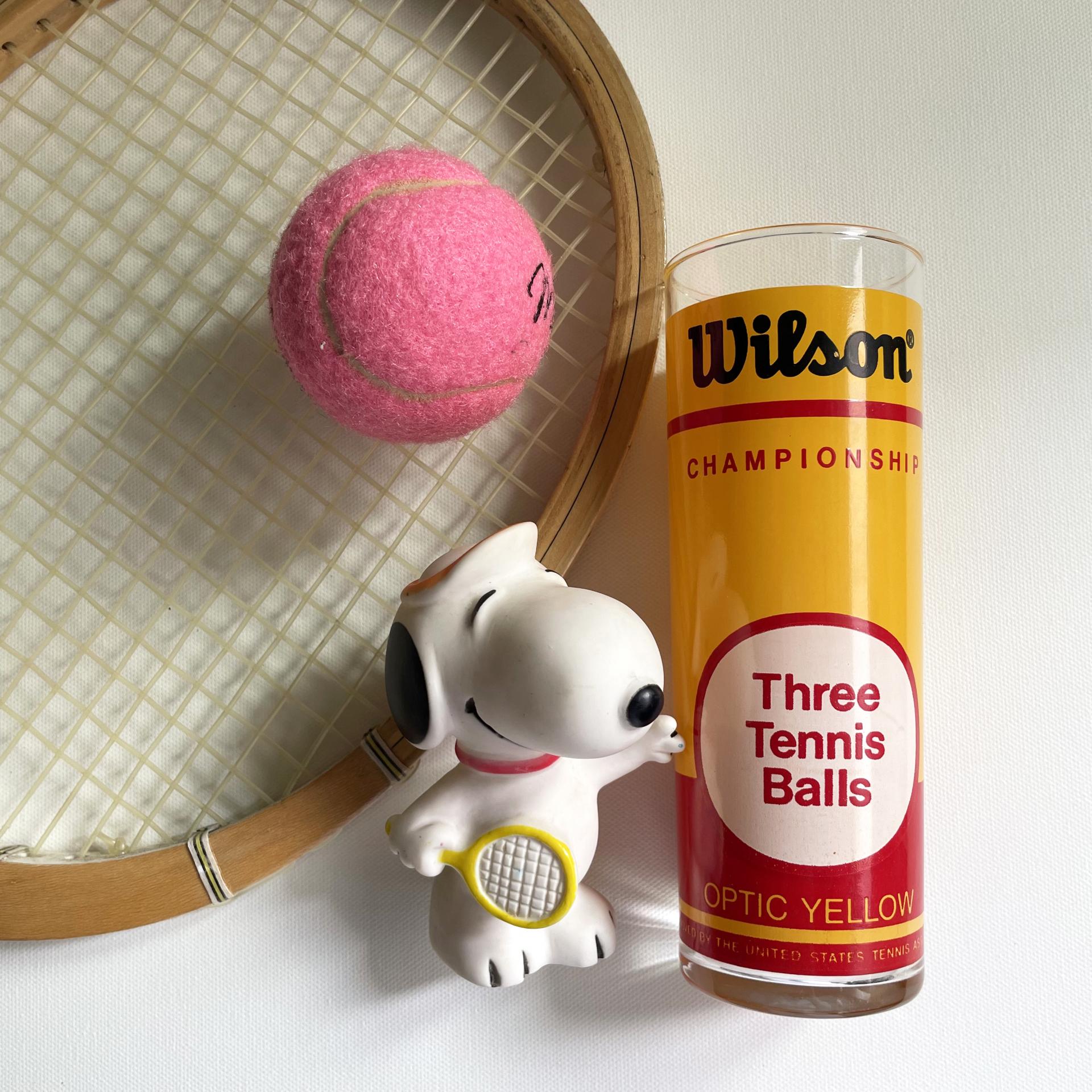 [VINTAGE] WILSON TENNIS GLASS VASE