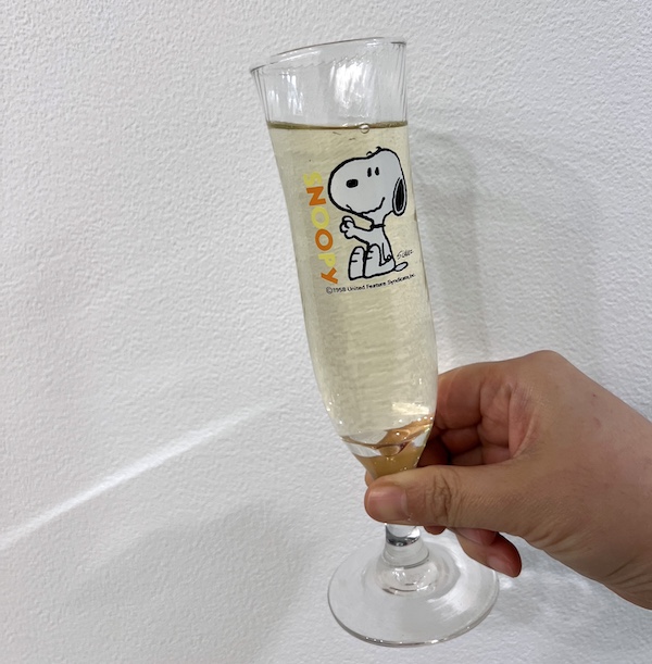 [VINTAGE] SNOOPY CHAMPAGNE GLASS