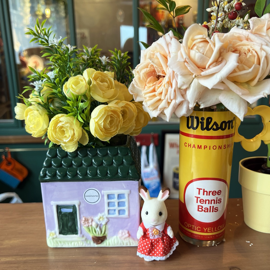[VINTAGE] WILSON TENNIS GLASS VASE