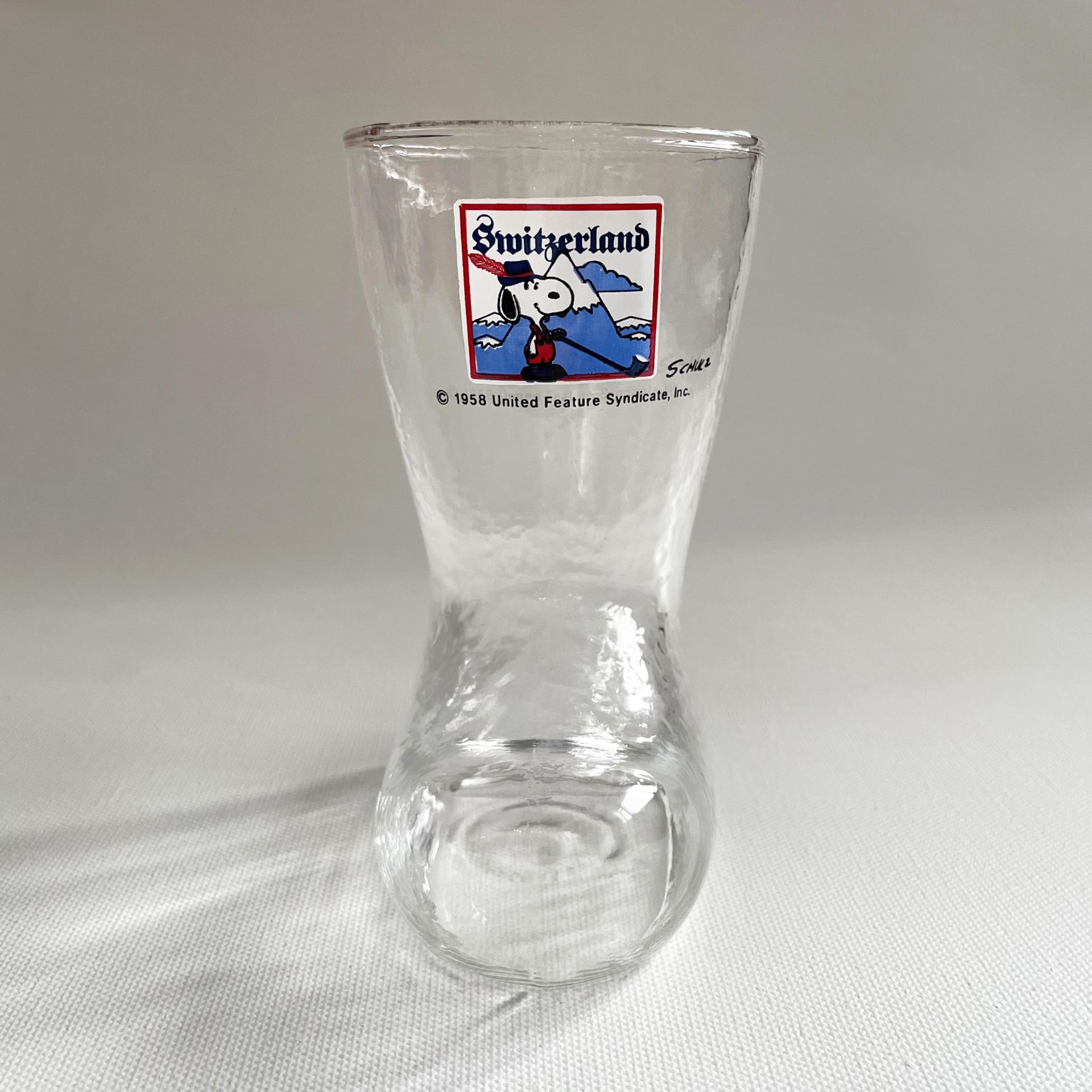 [VINTAGE] SNOOPY BOOTS GLASS