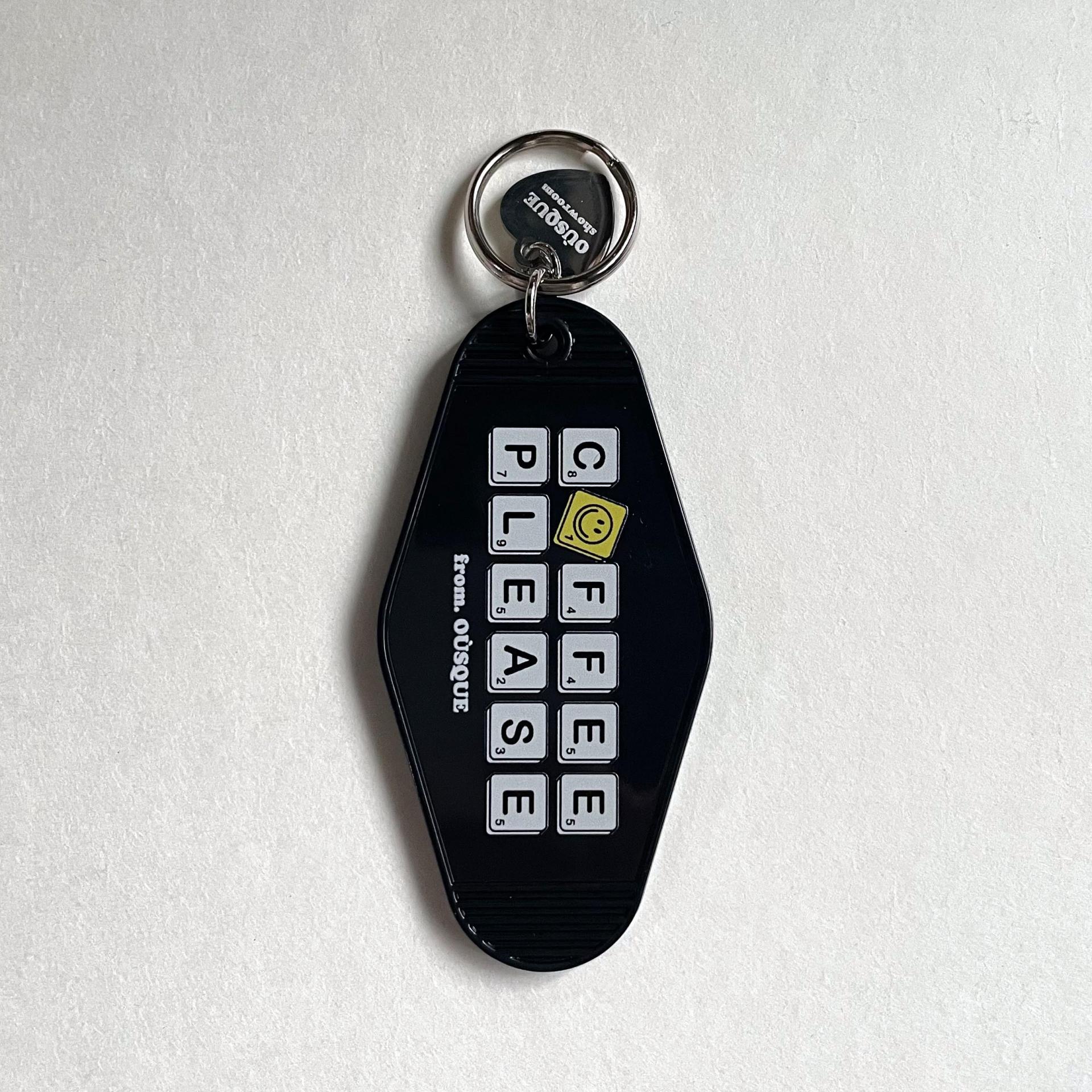 [ONLY OÙSQUE] HOTEL KEY CHAIN COFFEE BASIC COLLECTION