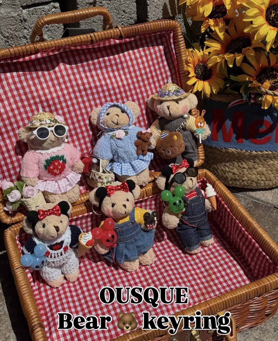 [ONLY OÙSQUE] DISNEY BEAR KEY CHAIN