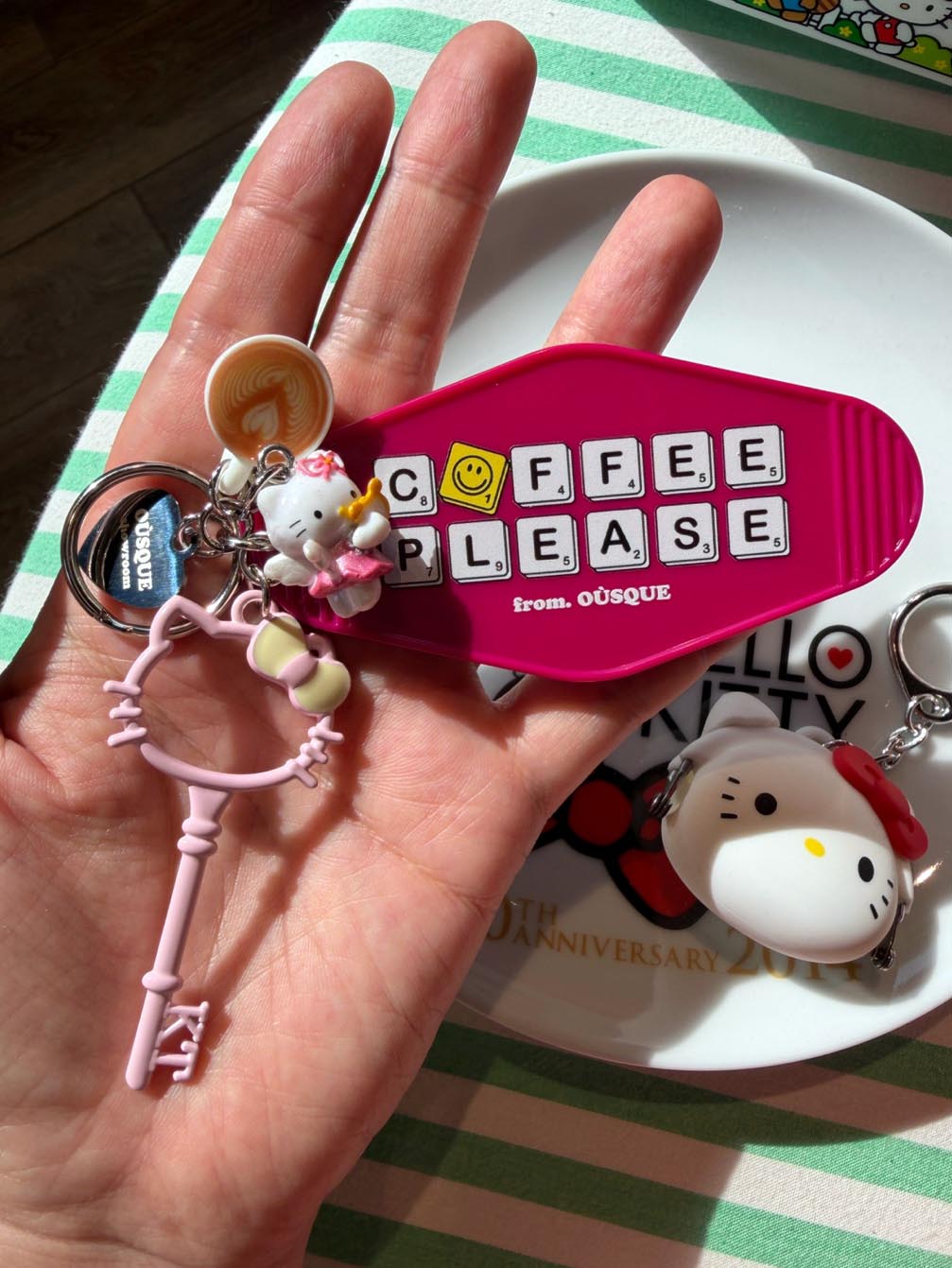 [ONLY OÙSQUE] HOTEL KEY CHAIN COFFEE COLLECTION 1