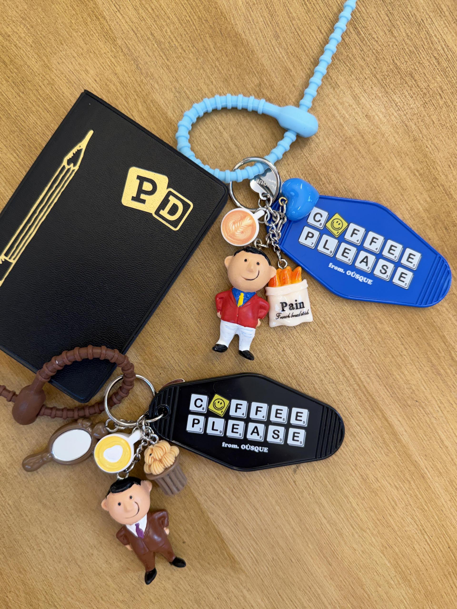 [ONLY OÙSQUE] HOTEL KEY CHAIN COFFEE COLLECTION 1
