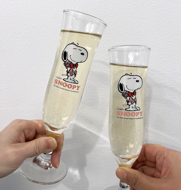 [VINTAGE] SNOOPY CHAMPAGNE GLASS