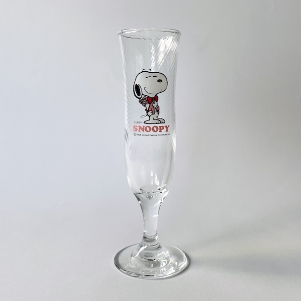 [VINTAGE] SNOOPY CHAMPAGNE GLASS