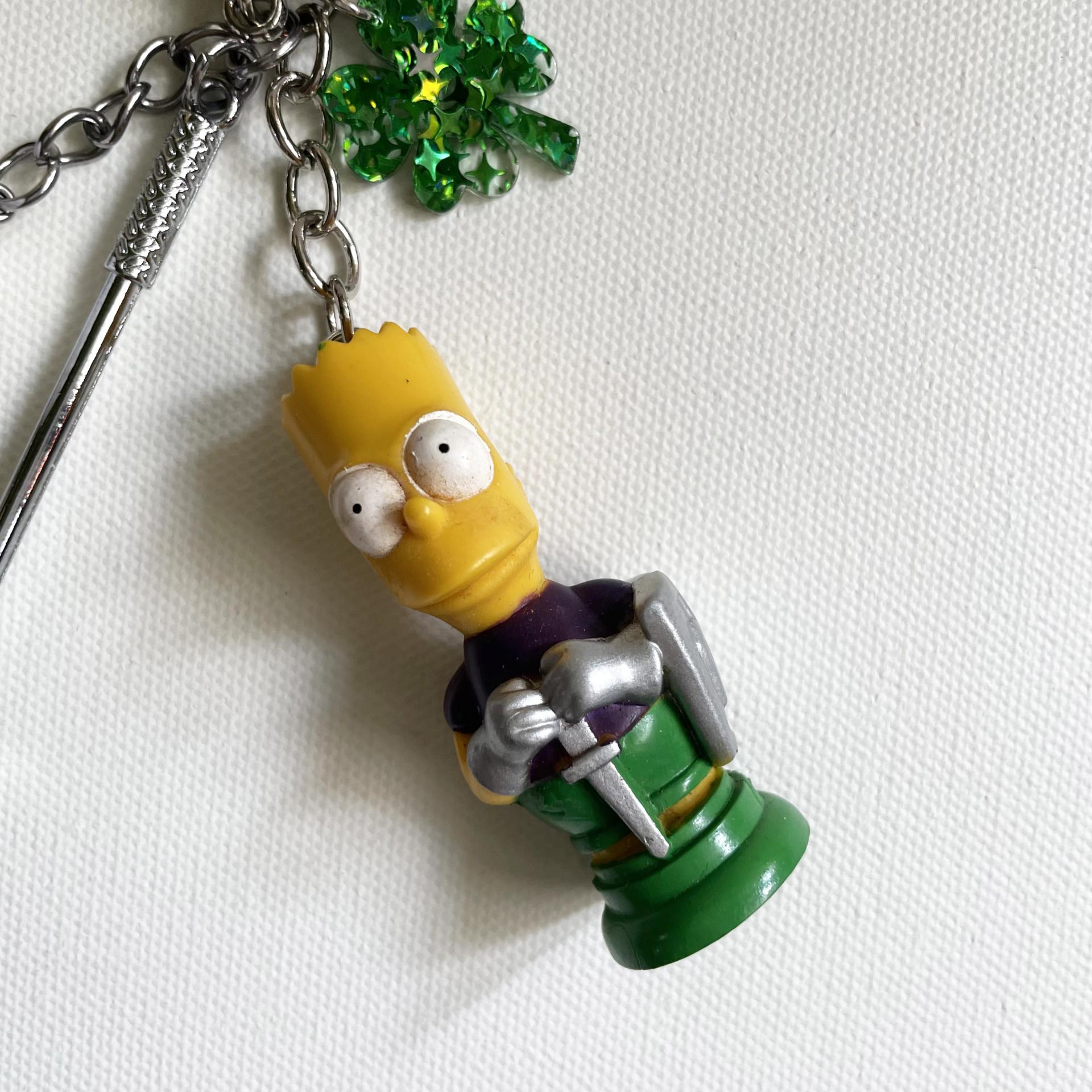 [ONLY OÙSQUE] 90'S BART SIMPSON KEY CHAIN