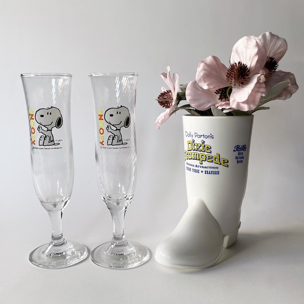 [VINTAGE] SNOOPY CHAMPAGNE GLASS