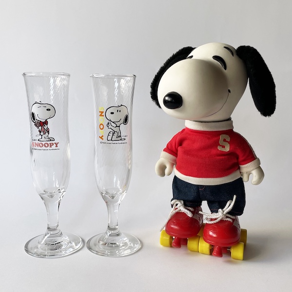 [VINTAGE] SNOOPY CHAMPAGNE GLASS