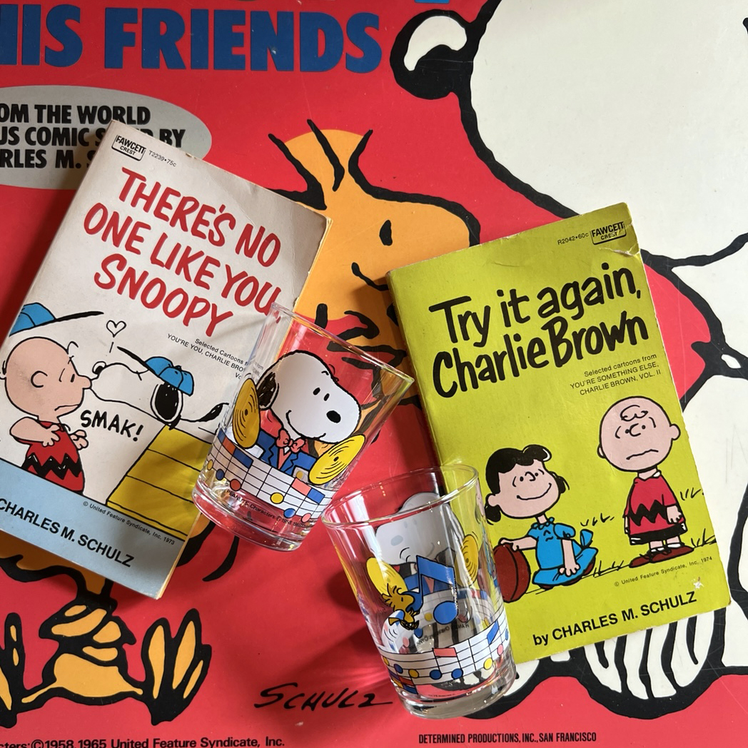 [VINTAGE] CYMBALS SNOOPY GLASS