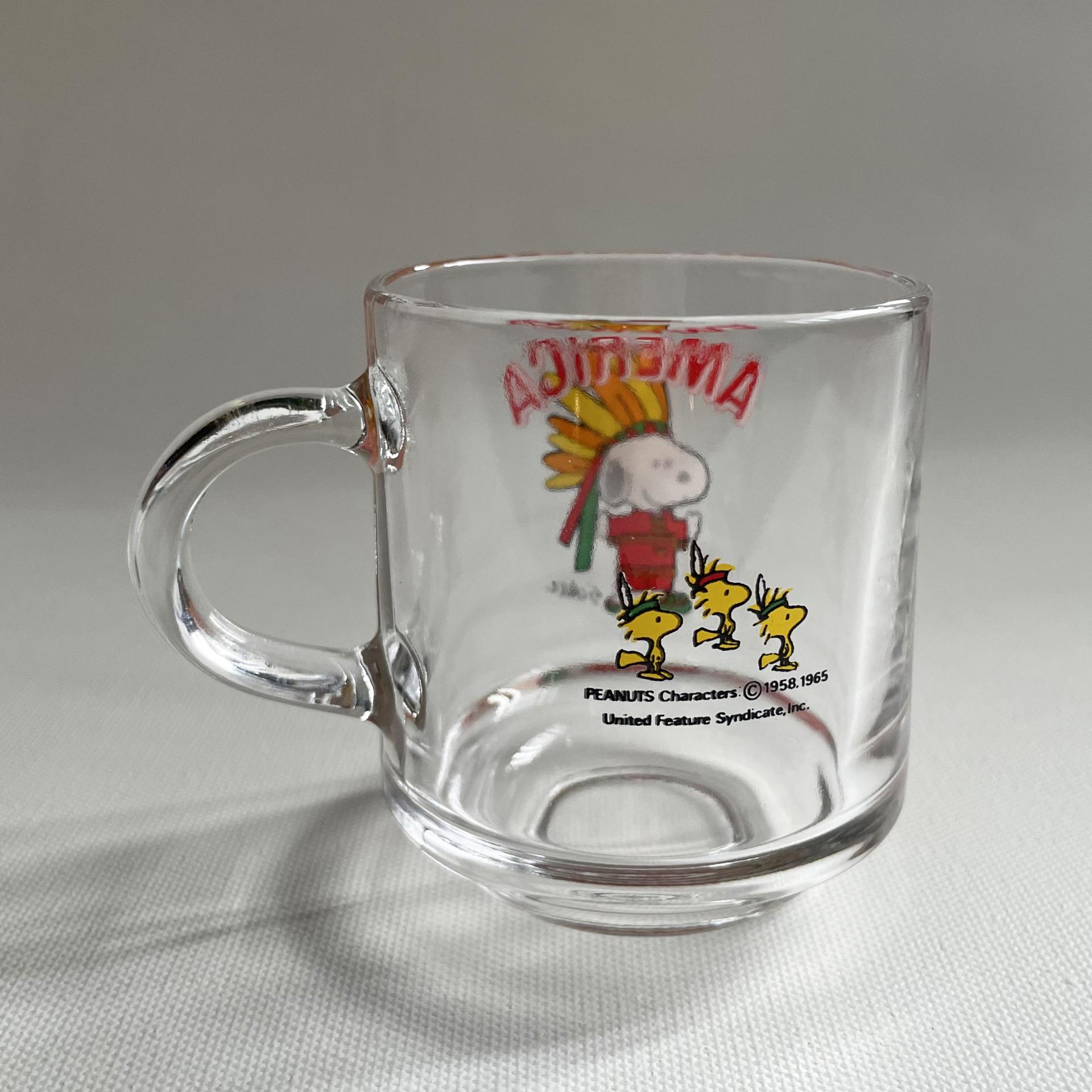 [VINTAGE] SNOOPY AMERICA&ITALY MUG SET