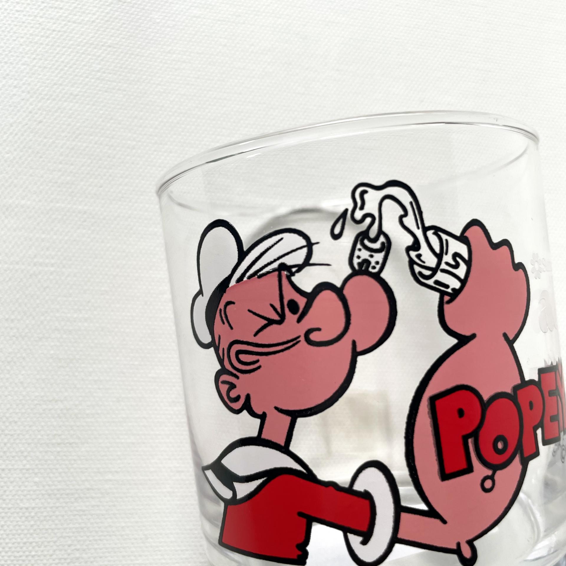 [VINTAGE] POPEYE CUP & LID SET