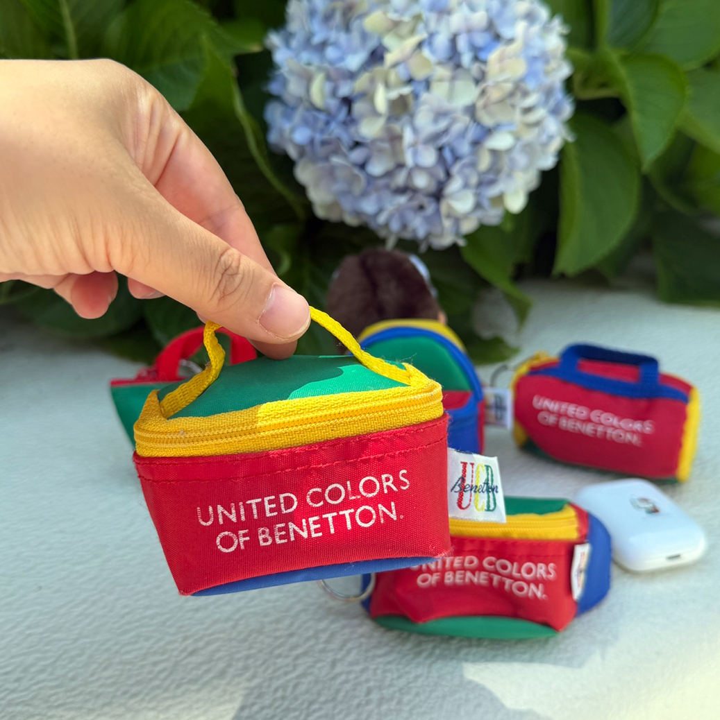 [VINTAGE] BENETTON MINI BAG KEY CHAIN