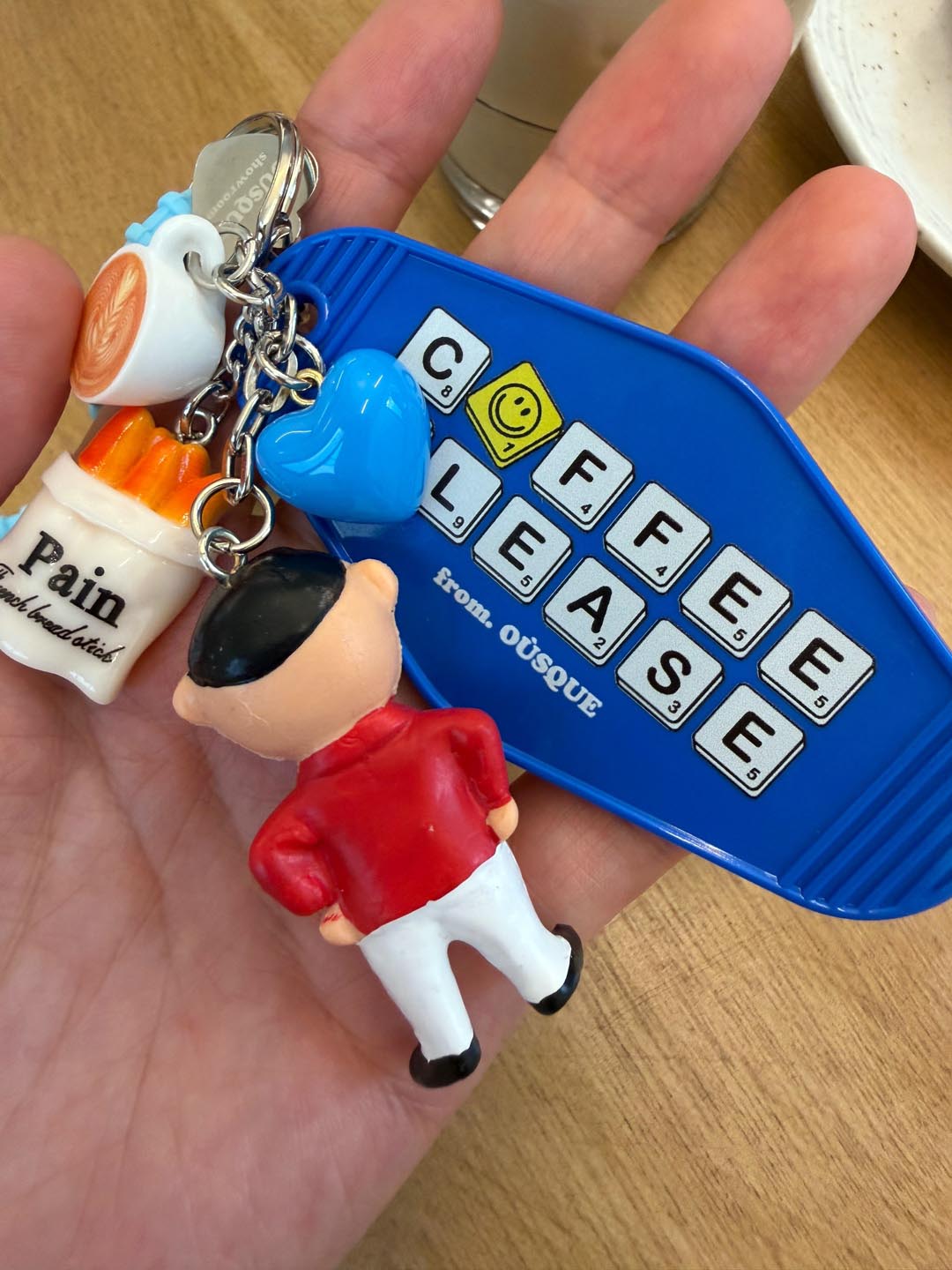 [ONLY OÙSQUE] HOTEL KEY CHAIN COFFEE COLLECTION 1