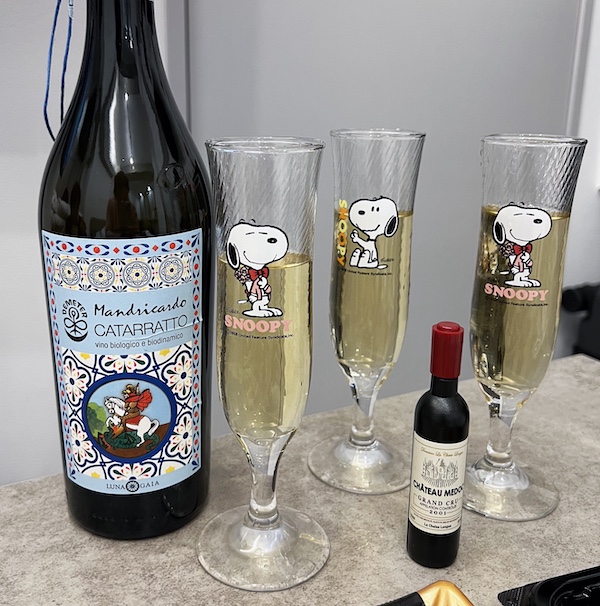 [VINTAGE] SNOOPY CHAMPAGNE GLASS