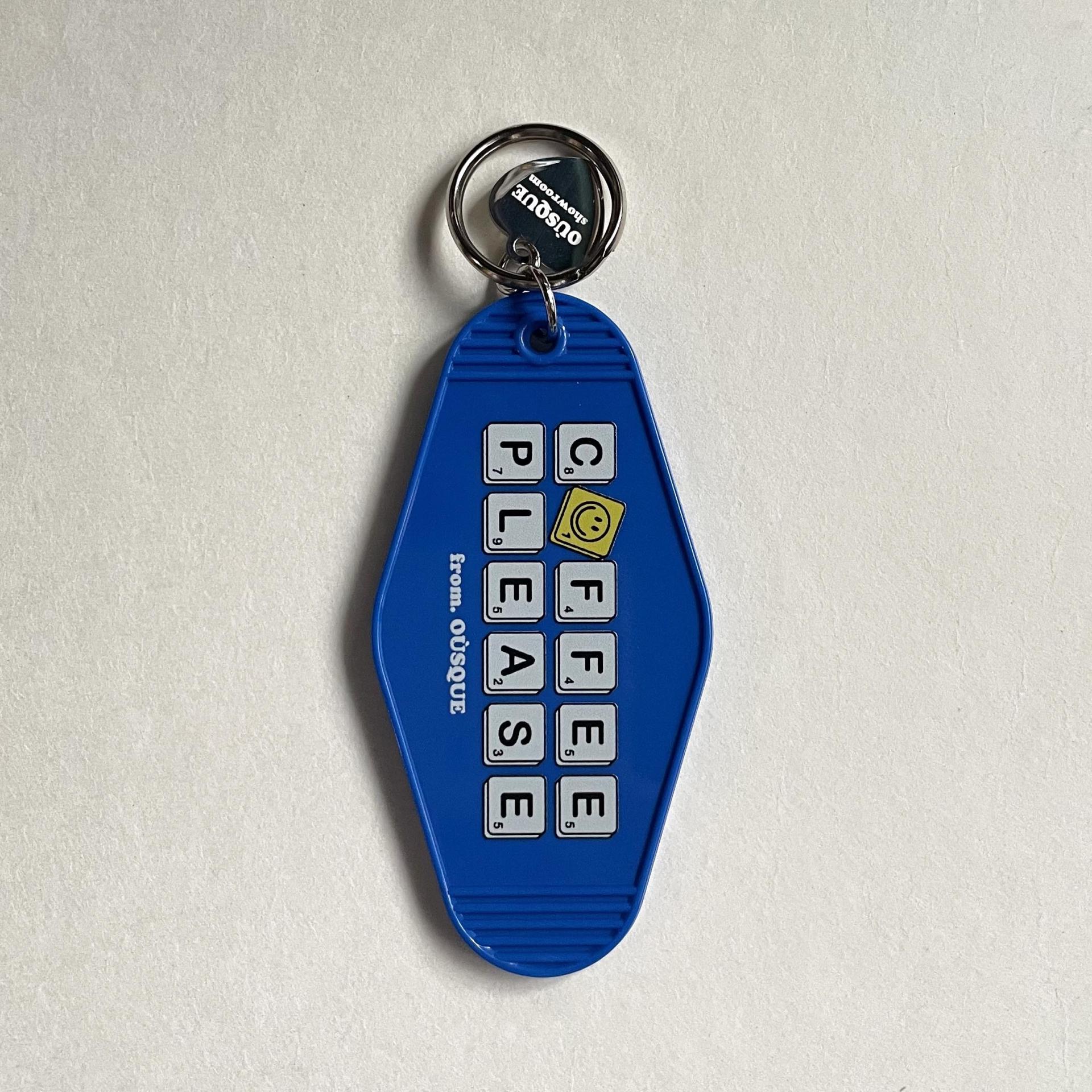 [ONLY OÙSQUE] HOTEL KEY CHAIN COFFEE BASIC COLLECTION