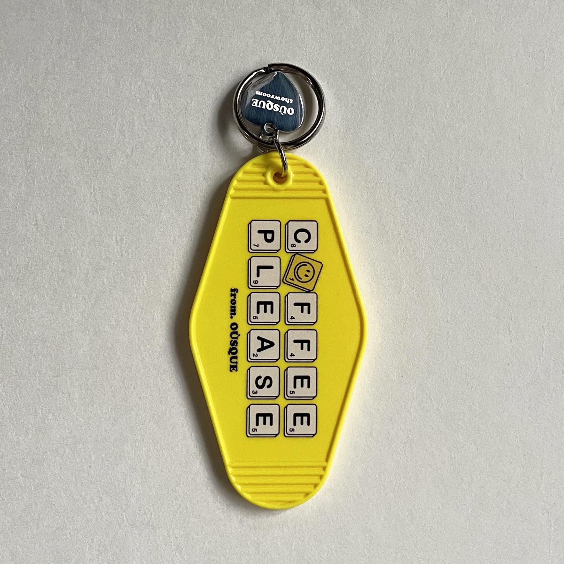 [ONLY OÙSQUE] HOTEL KEY CHAIN COFFEE BASIC COLLECTION