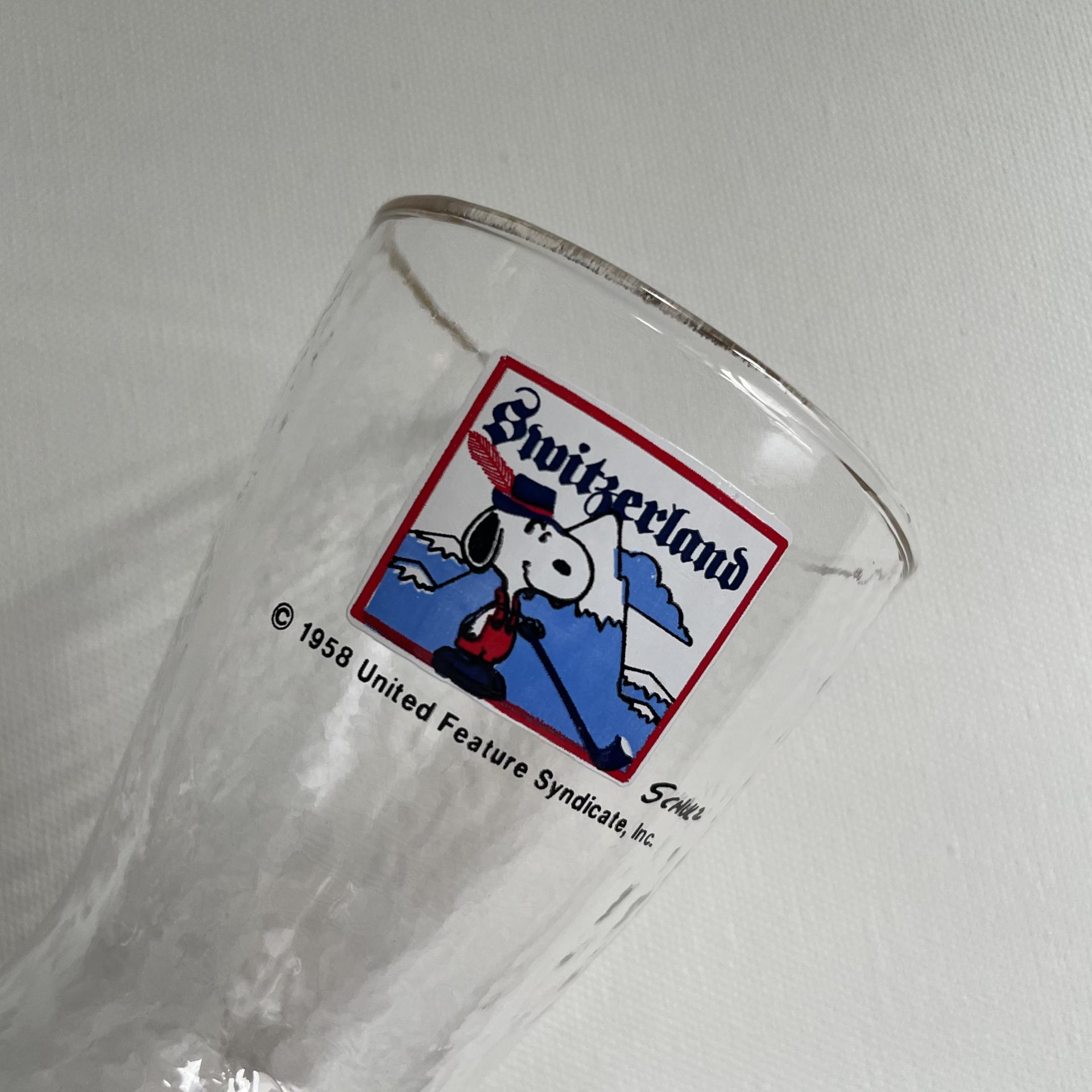 [VINTAGE] SNOOPY BOOTS GLASS