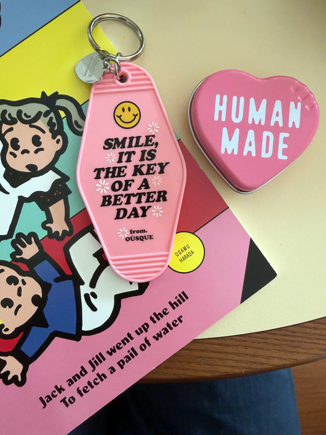 [ONLY OÙSQUE] HOTEL KEY CHAIN SMILE BASIC COLLECTION