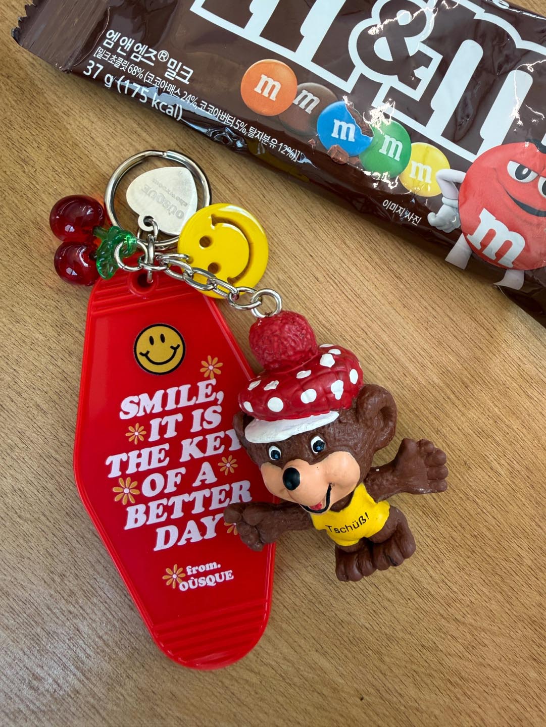 [ONLY OÙSQUE] HOTEL KEY CHAIN SMILE COLLECTION 1