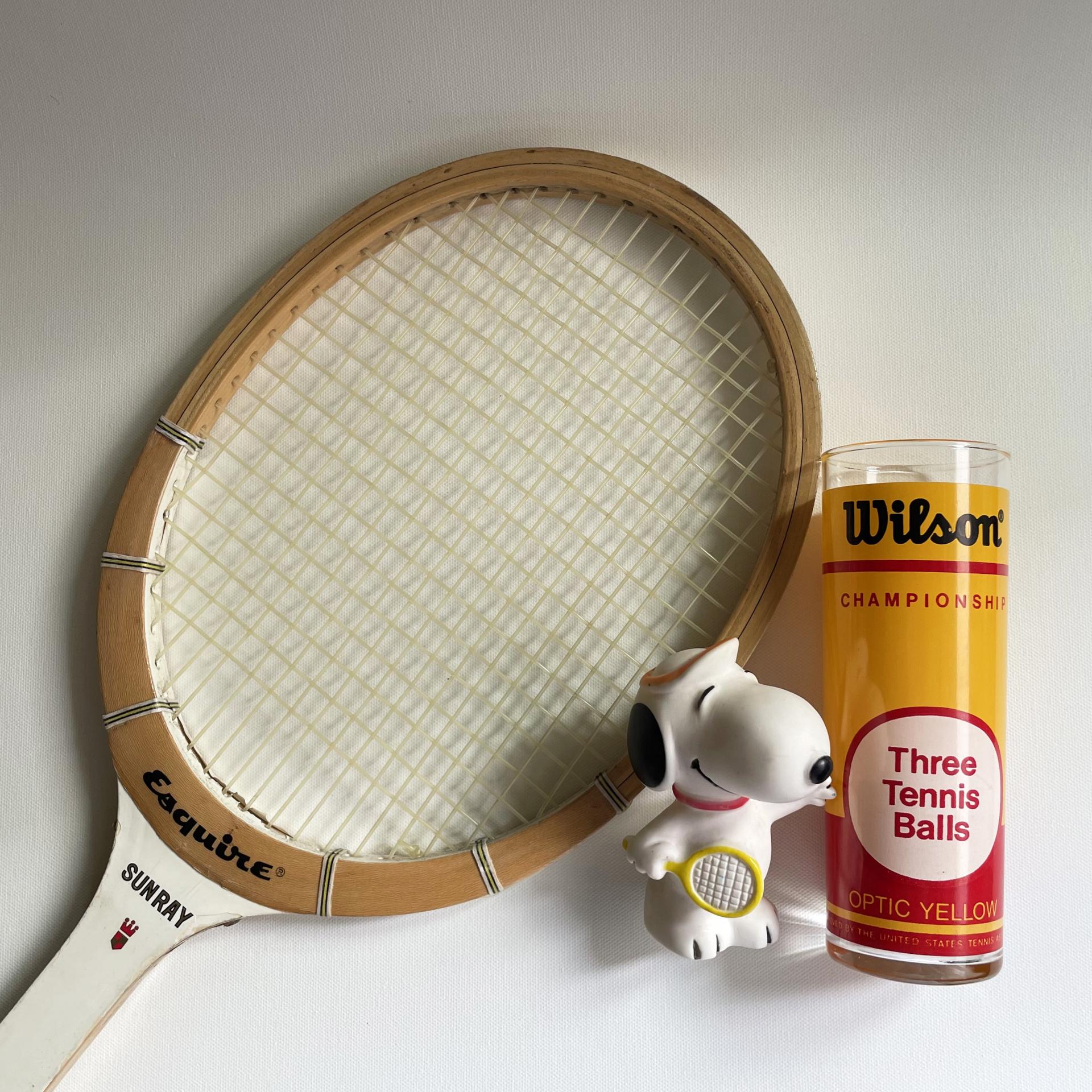 [VINTAGE] WILSON TENNIS GLASS VASE