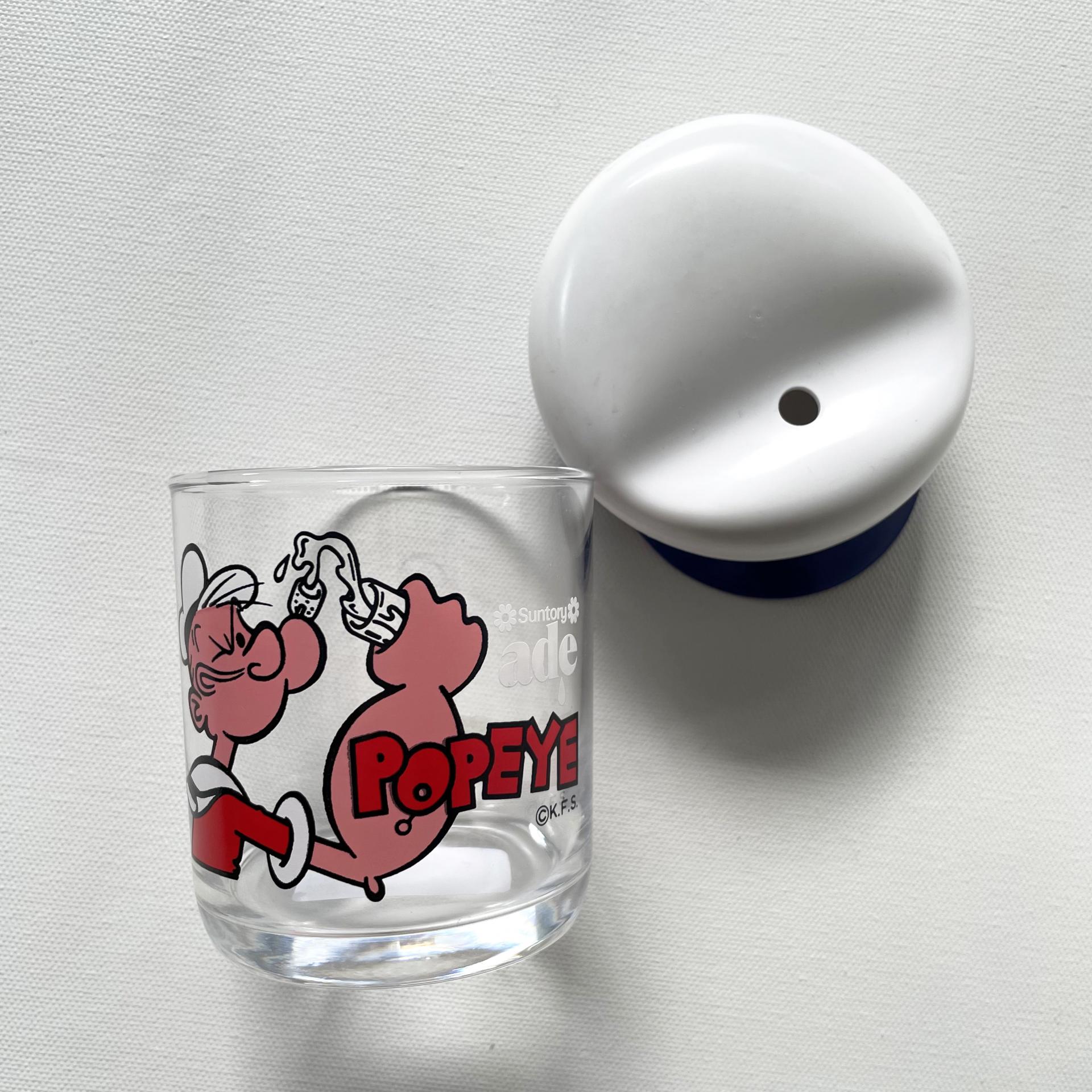 [VINTAGE] POPEYE CUP & LID SET