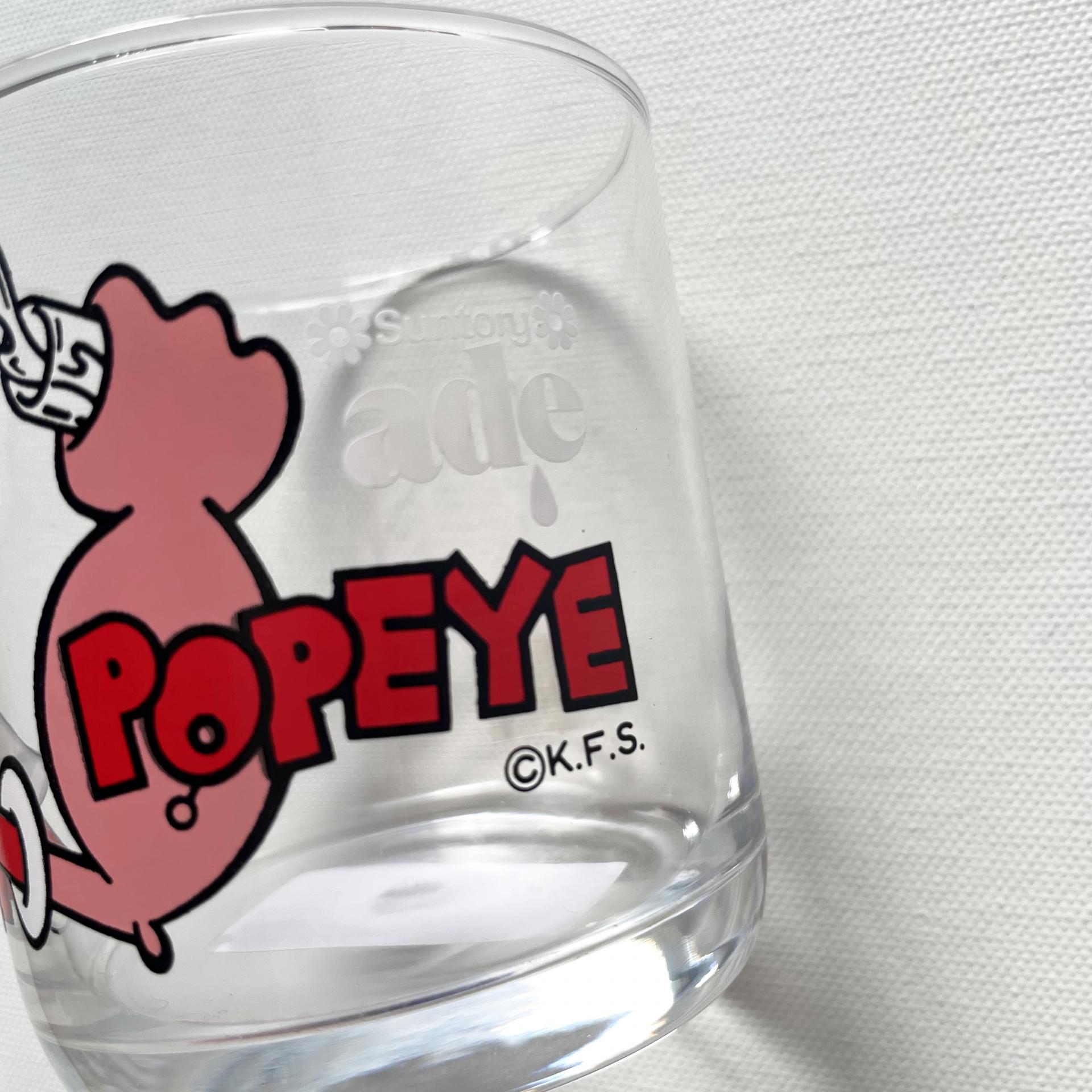 [VINTAGE] POPEYE CUP & LID SET