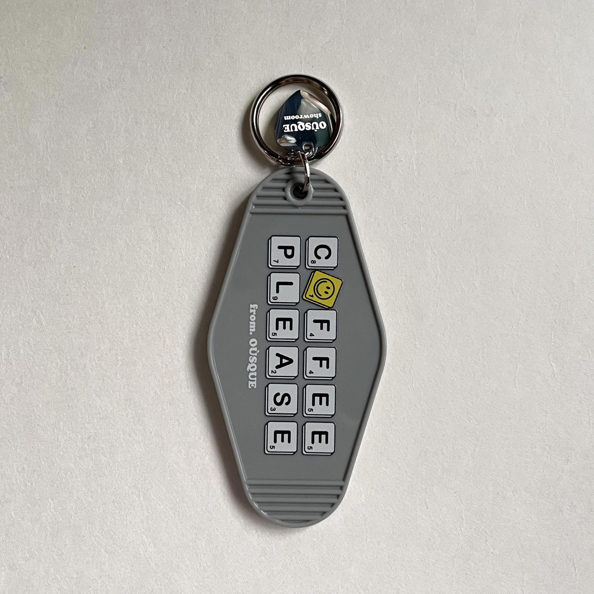 [ONLY OÙSQUE] HOTEL KEY CHAIN COFFEE BASIC COLLECTION
