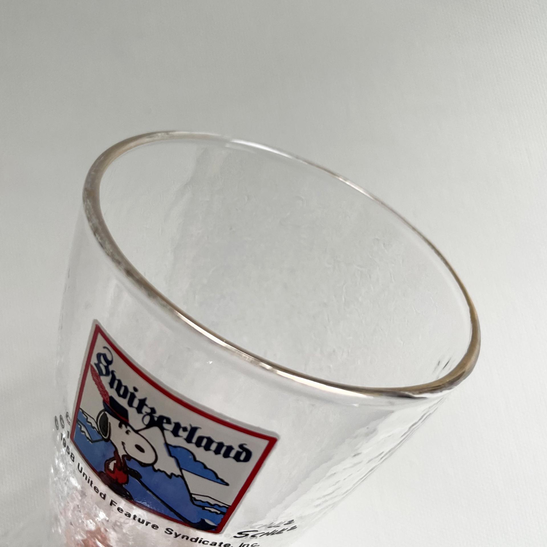 [VINTAGE] SNOOPY BOOTS GLASS